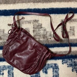 Gerard Darel mint condition purse purple leather